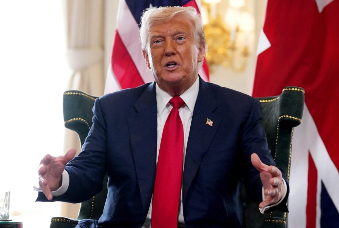 BRITAIN-SCOTLAND-US-TRUMP Trump
