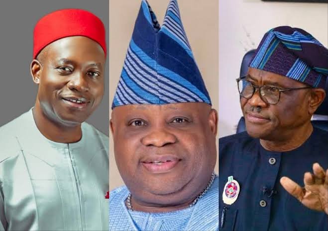 Wike, Adeleke and Soludo